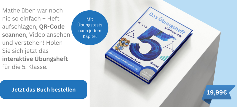 Mathe üben war noch nie so einfach – Heft aufschlagen, QR-Code scannen, Video ansehen und verstehen! Holen Sie sich jetzt das interaktive Übungsheft für die 5. Klasse. (4)